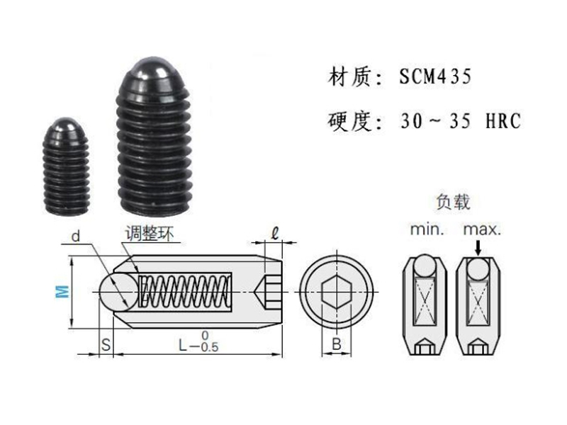 標準型 球頭柱塞